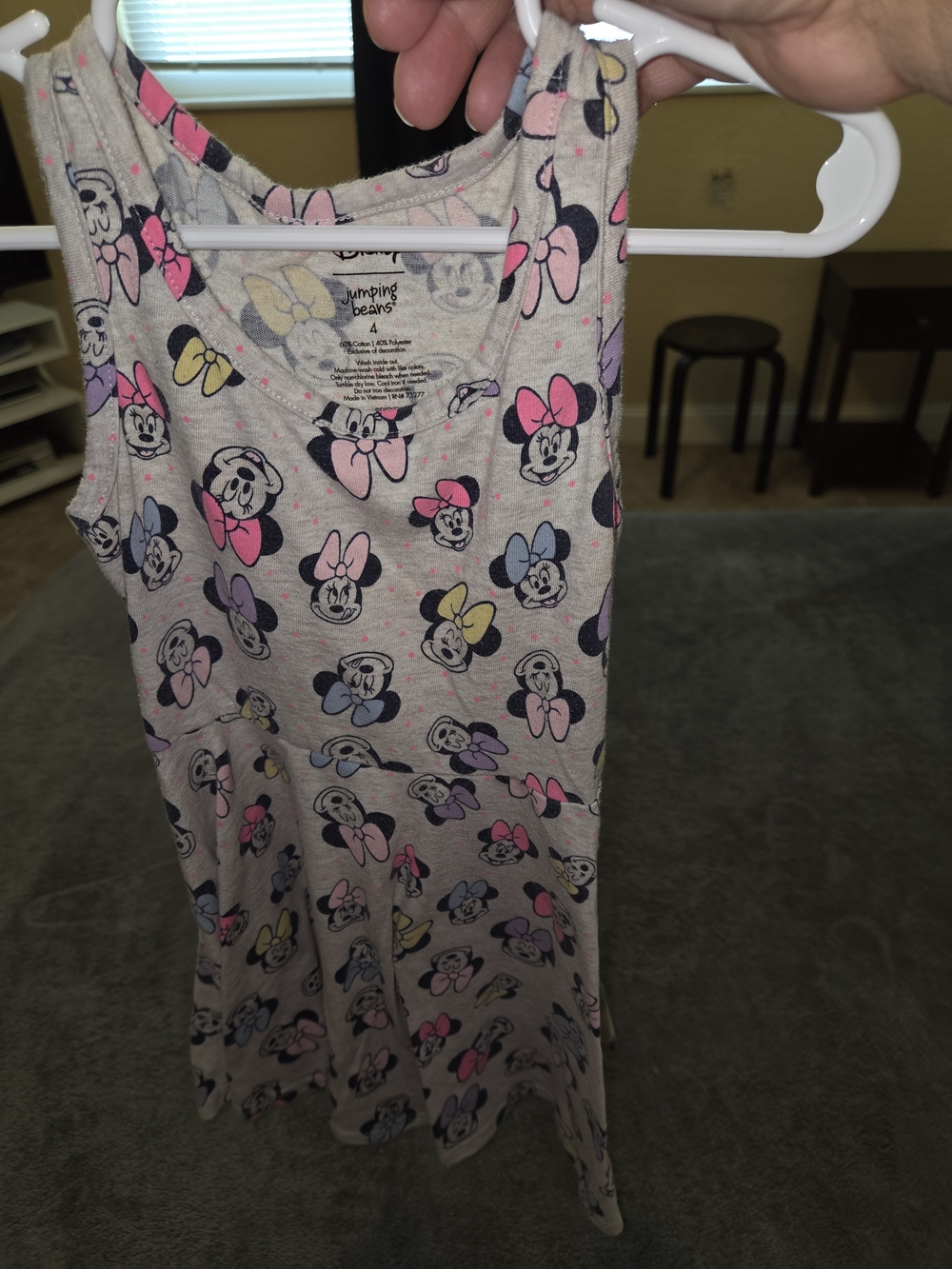 Minnie Mouse Print Dress